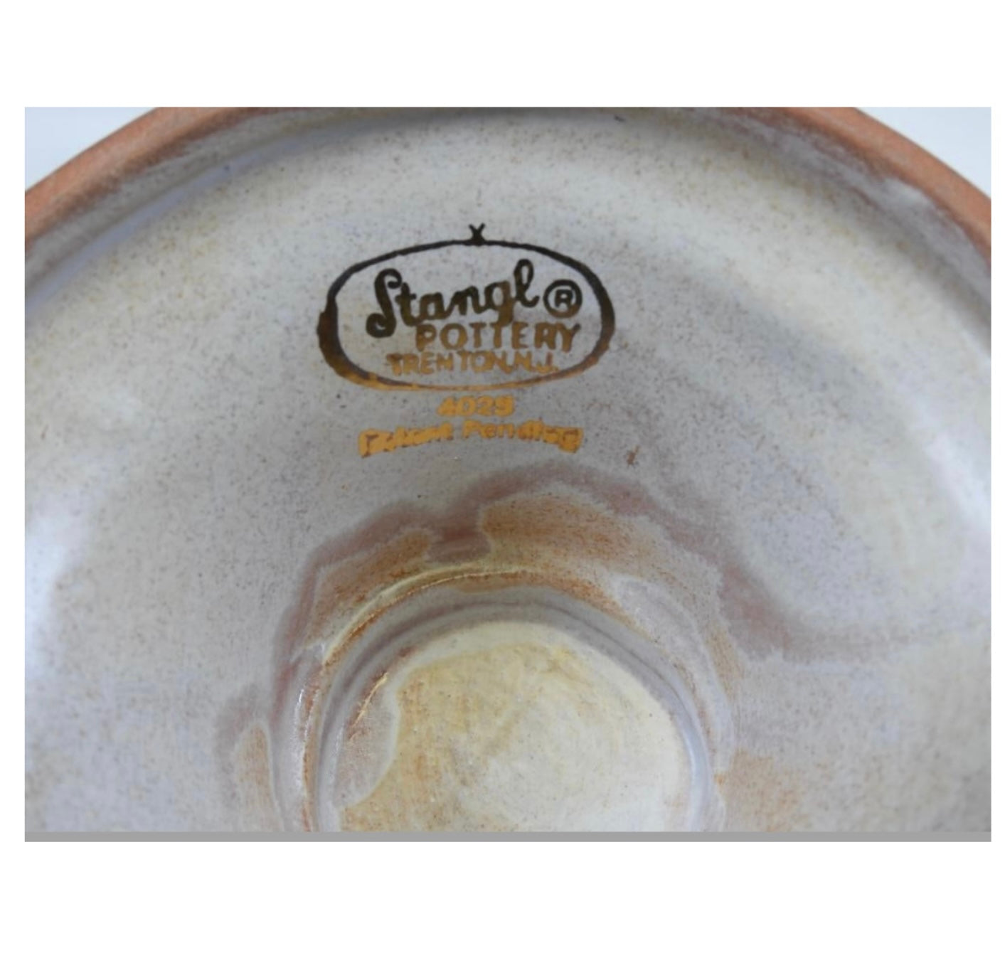 Stangl Pottery 22kt Gold 3 piece Set