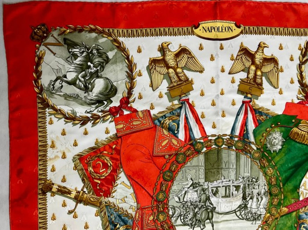 Hermès “Napoleon” Vintage Silk Scarf