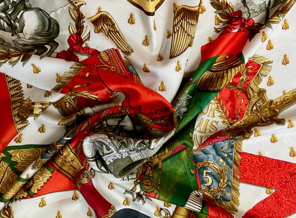 Hermès “Napoleon” Vintage Silk Scarf