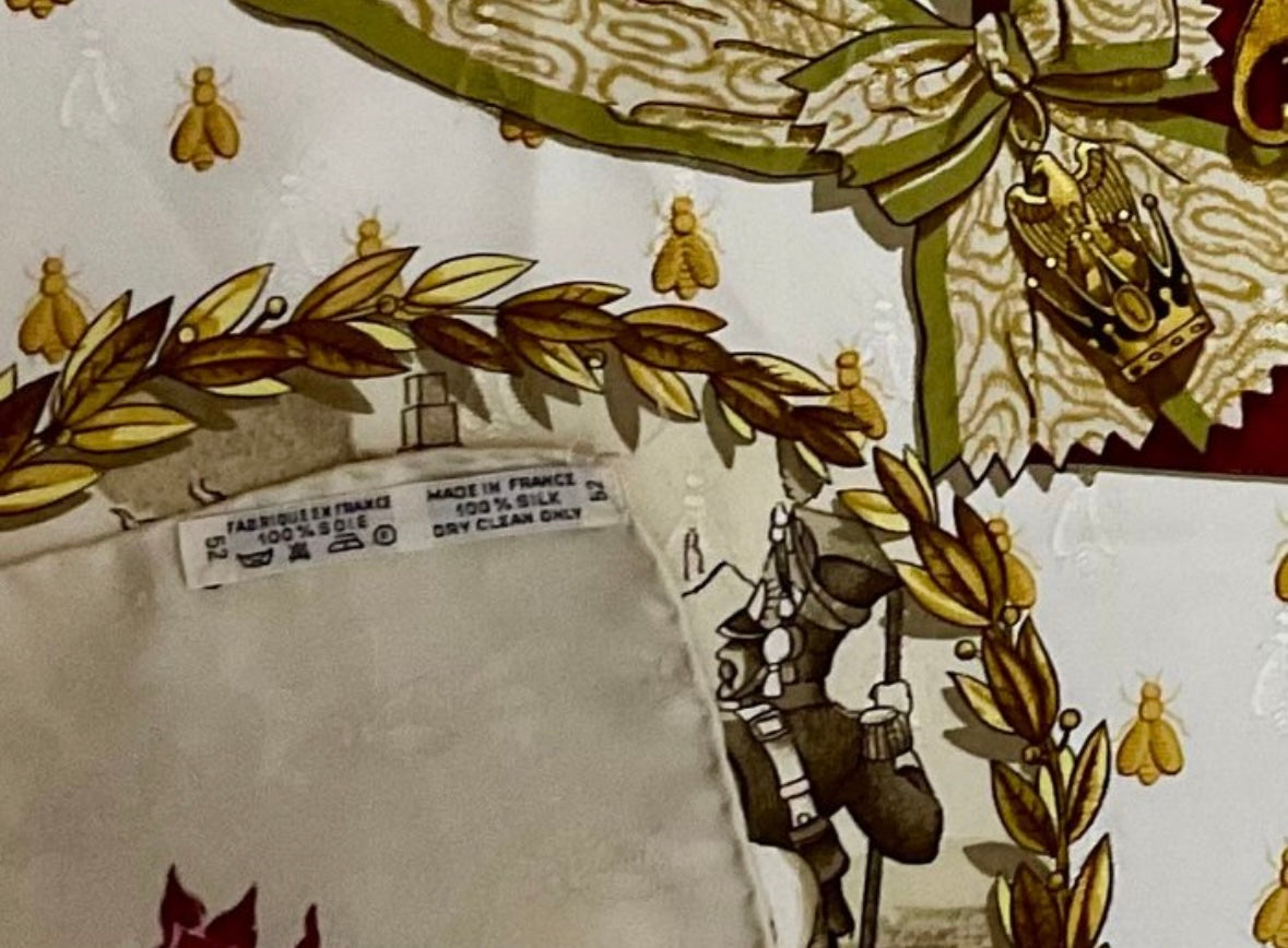Hermès “Napoleon” Jacquard Silk Scarf by Philippe Ledoux