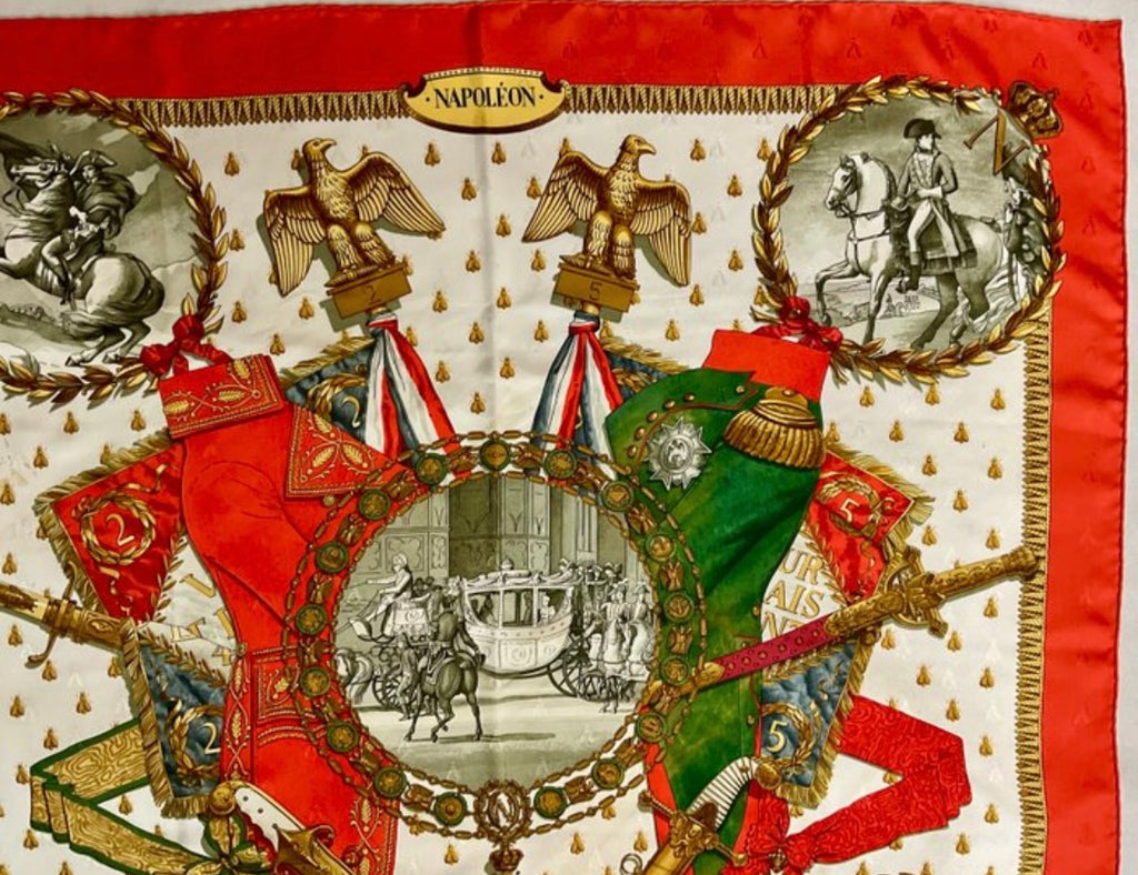 Hermès “Napoleon” Vintage Silk Scarf