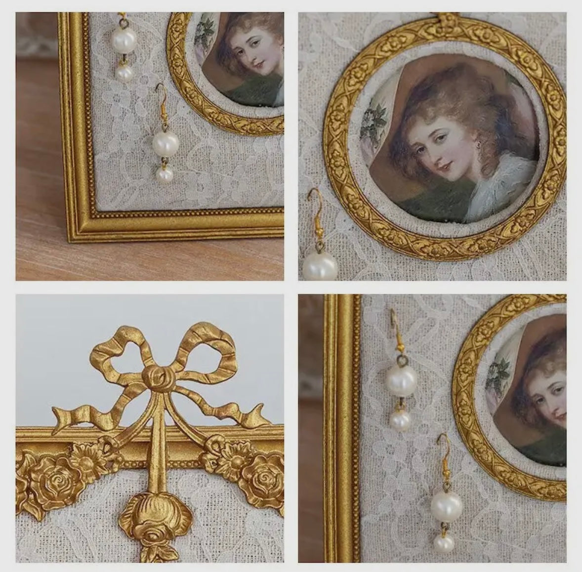 Bow Swag Earring Holder