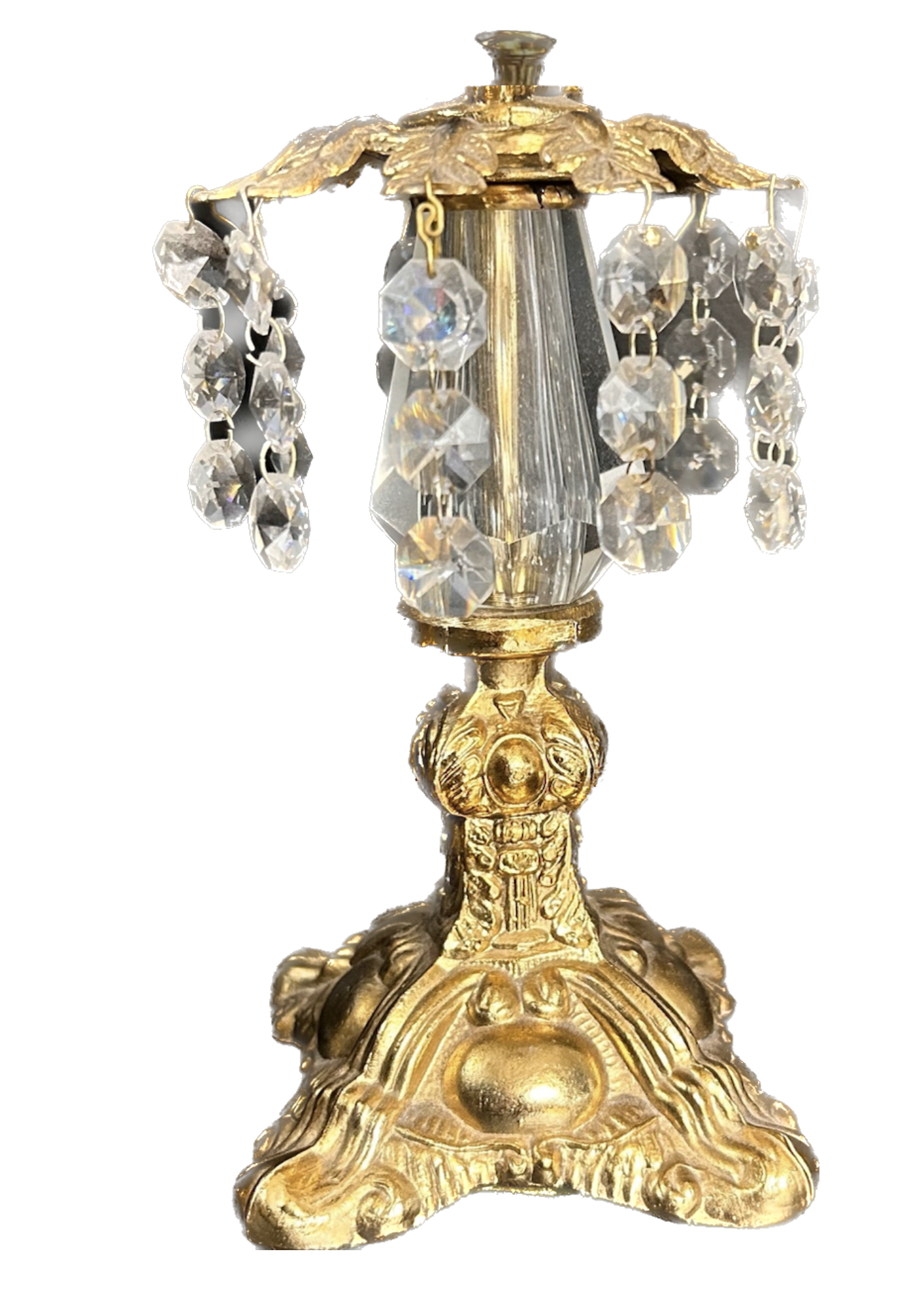 Ornate Hollywood Regency Pair of Candelabras